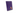 Right facing view of the Triptych A5 softcover eggplant, a purple coloured notebook, with gold coloured company logo in the bottom right corner.