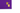 Close up of the Triptych company logo, in gold foil on a violet cloth background. Logo features two interlocking squares.